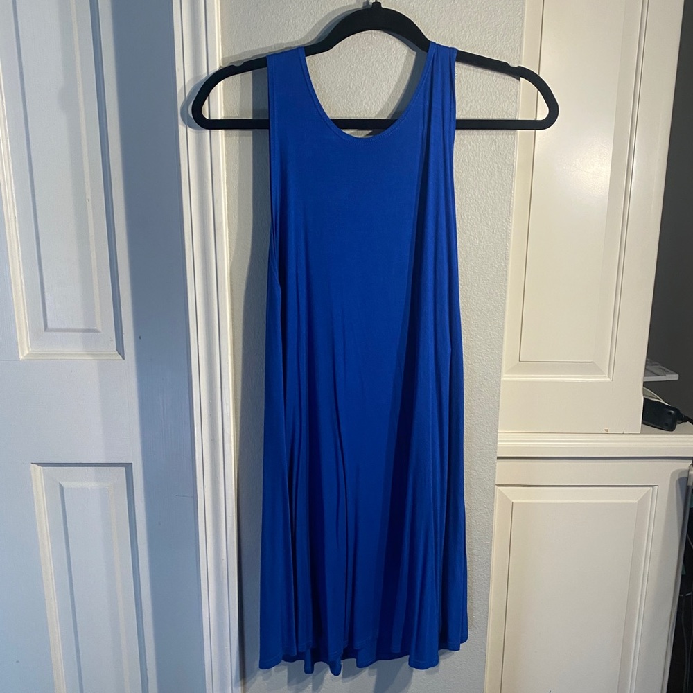 blue dress soft small
